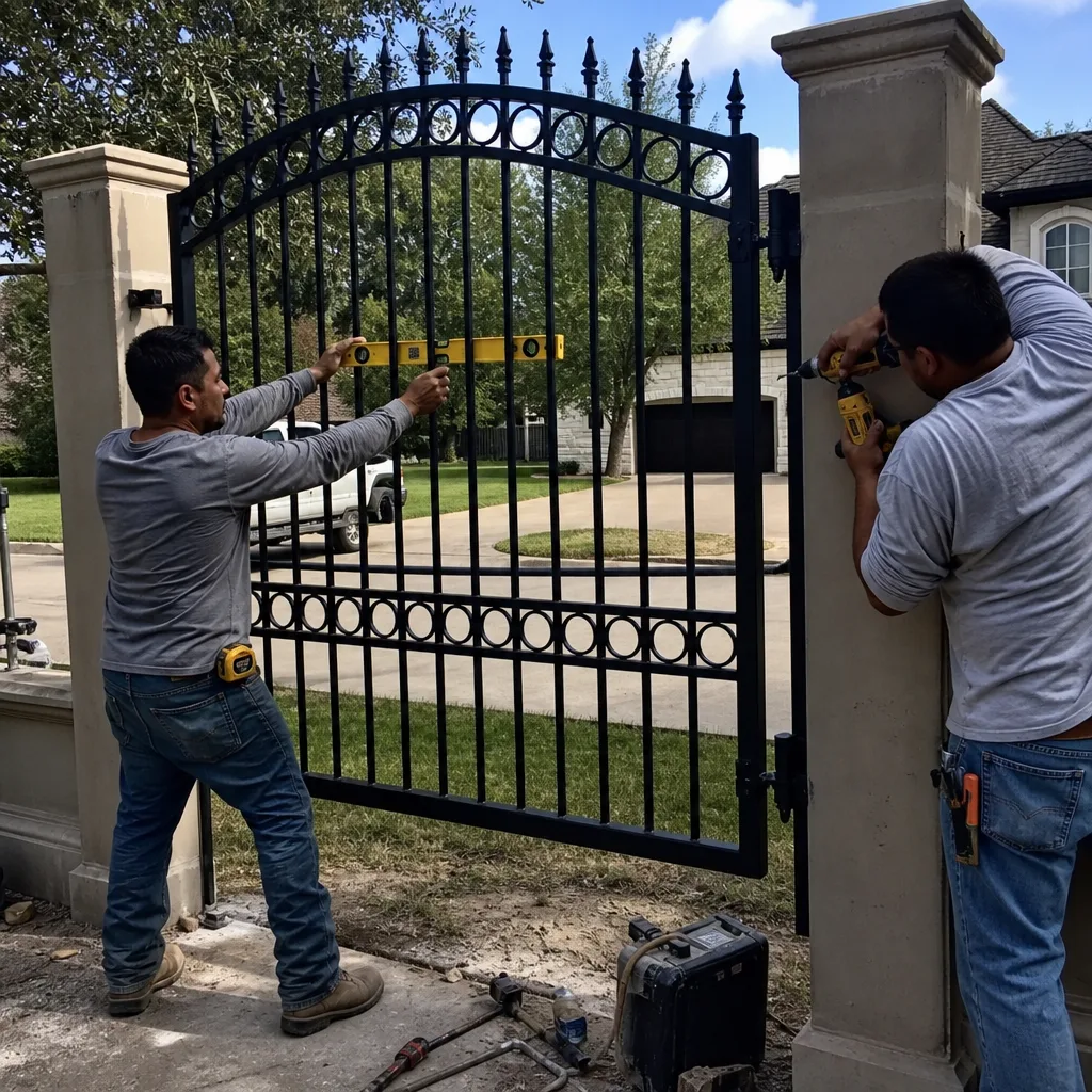 Pedestrian Gate Installation